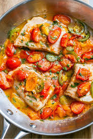 Pan Seared Tilapia In Tomato Basil Sauce Tilapia Recipes Healthy Recipes Recipes
