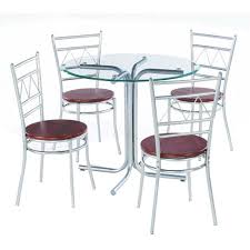 Besides, many designs are affixed with foldable 3.makes everyone involved in the conversation: Stainless Steel Four Seater Steel Dining Table Set Shape Round Rs 16500 Set Id 13998627797