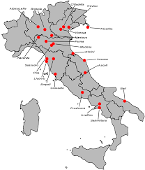 Lecce remained in serie b. File Italian Serie B 2008 09 Map Svg Wikimedia Commons