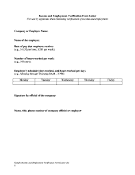 Proof of employment letter is a formal correspondence, often written by an employee's employer. 34 Printable Employment Verification Letter Template Forms Fillable Samples In Pdf Word To Download Pdffiller