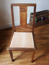 Tuto Restauration De Chaise Relooking De Chaise Assise De Chaise Dessus De Chaise