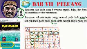 Materi peluang matematika , pengertian dan penjelasan rumus soal peluang terlengkap. Pelajaran Matematika February 2020