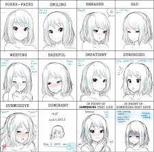 Cr Rina S Expression Meme By Erkaz Anime Character Drawing Anime Drawings Tutorials Anime Drawings Sketches