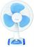 Black Table Fan