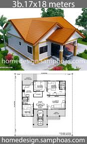 House Design Plans 17x18m With 3 Bedrooms In 2020 Home Design Plans My House Plans House Design