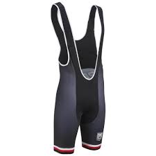 pbk santini replica team bib shorts red white black