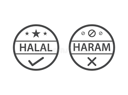 Fresh or naturally frozen vegetables 6. Halal Haram Ikone Vektor Abbildung Illustration Von Ikone 123469625