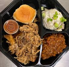 You'll find great ideas here for what to serve with pulled pork, from classic sides such as coleslaw, baked beans, and macaroni and cheese, to. Wednesday Lunch Special To Go Pulled Pork Two Sides Bread Drink Kate Clyde S Catered Creations