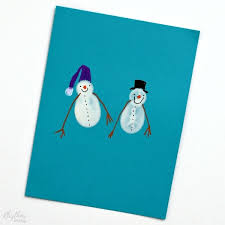 Perfect for business or personal holiday greetings. Snowman Fingerprint Christmas Cards Rhythms Of Play