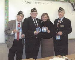 American Legion donates to a Camp Pendleton school