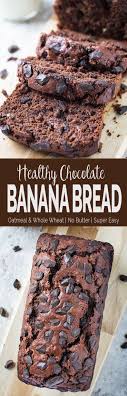 Healthy Chocolate Banana Bread Recipe Chocolate Banana Bread Healthy Chocolate Chocolate Banana Bread Recipe