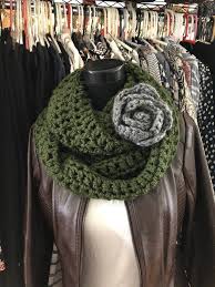 Excited To Share This Item From My Etsy Shop Olive Green Circle Scarf Chunky Cowl Neck Warmer Infinity Endless Loop Circle Scarf Scarf Knitted Scarf