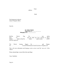 Please accept this letter as a formal request for cancelling my life insurance policy, 108978, with immediate effect. Format Letter To Rto For Vehicle Theft Theft Private Law