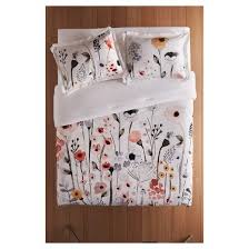 White Watercolor Floral Comforter Sham Set Threshold Target Floral Comforter Floral Bedding Sets Watercolor Bedding