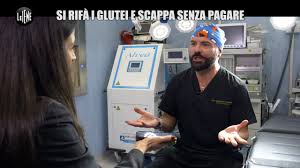 MARTINELLI: Si rifà i glutei e scappa senza pagare