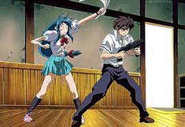 Fumoffu Gif Pesquisa Google Full Metal Panic Anime Panic Gif