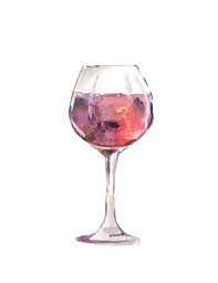 Red Wine Watercolor Print Etsy In 2021 Wine Painting Painted Wine Glass Wine Glass Art