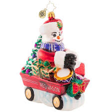 Check spelling or type a new query. Christopher Radko Wheelin And Dealin Snowman Red Wagon Ornament My Favorite Holiday