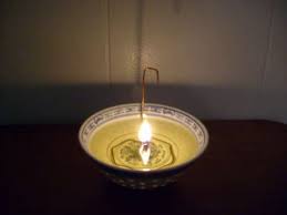 Oil Lamp With Three Matches Oil Lamps Olive Oil Candle How To Make Oil