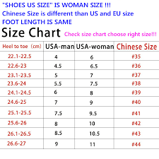 Chinese Shoe Size Chart Gallery Of Chart 2019
