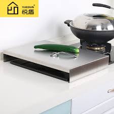 Induction Cooker Bracket Base 304 Stainless Steel Gas Stove Cover Kitchen Shelf Gas Stove Storage Shelf