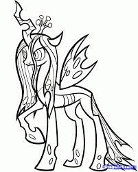 For boys and girls, kids and adults, teenagers and toddlers, preschoolers and older kids at school. Mlp Printable Coloring Pages How To Draw Queen Chrysalis My Little Pony Step By Step Cartoo My Little Pony Coloring Queen Chrysalis Unicorn Coloring Pages