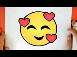 رسم سهل رسم ايموجي سهل جدا كيف ترسم ايموشن تعليم الرسم how to draw a emoji with heart eyes youtube winnie the pooh pooh winnie