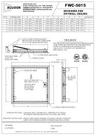 acudor access doors fwc 5015