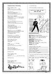 Learn about his early, serious acting attempts and how his film career evolved to focus on musical comedies. Elvis Presley Worksheet Printables Elvis Presley Songs Elvis Presley Suspicious Minds Songs