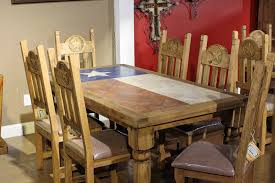 Texas Flag Table Dining Table Rustic Dining Table Furniture
