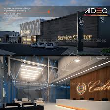 Proposed Car Showroom Abu Dhabi Uae 3d Architectural Design Aidec M Car Showroom Interior Design Engineering Warehouses Architecture