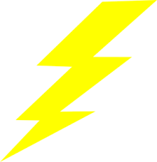 Storm Lightning Bolt Clip Art Kid Fonts Birthday Invitations Kids Clip Art