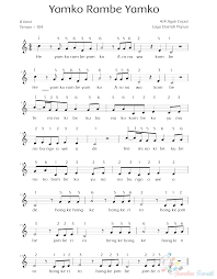 Itu menunjukkan bahwa dalam satu birama terdapat 4 ketukan. Sebutkan 3 Contoh Lagu Anak Yang Dinyanyikan Dengan Tempo Sedang Berbagai Contoh