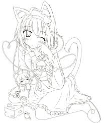 Anime Lineart Anime Lineart Coloring Books Coloring Pages