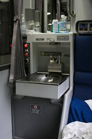 folding sink and toilet in train never