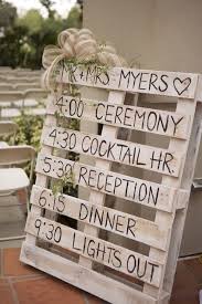 And a plan without a timeline is often not a plan at all… so, today let's talk about setting a timeline for your diy wedding flowers. Gallery Rustic Diy Pallet Wedding Timeline Sign Ideas Deer Pearl Flowers