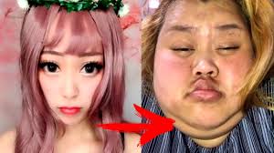 How to combat straight eyelashes. Crazy Viral Asian Makeup Transformation Miracle Of Makeup No Escape