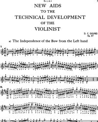 New Aids to the Technical Development of the Violinist, op. 27 Sheet Music  by Demetrius Constantine Dounis