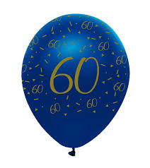 Alles gute zum geburtstag bilder. Luftballons Geo Navy 60 Geburtstag 6 Stuck