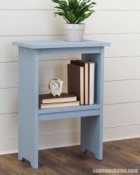Maybe you would like to learn more about one of these? Simple Diy Side Table Easy Only 3 Tools Saws On Skates