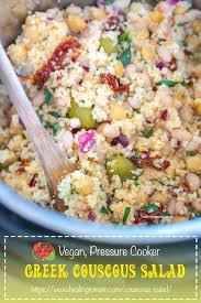 Turn off heat and stir in couscous. Couscous Salad Made In The Pressure Cooker Healing Tomato Recipes