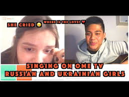 SHE CRIED! Singing On OME TV to Russian and Ukranian Girls (Part 22)| Chris  Alonzo