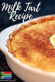 This Milk Tart Recipe Is So Quick To Make This Recipe Will Show You Step By Step How To Make A Milk Tart Even Though It Sets Almost As Soon As You