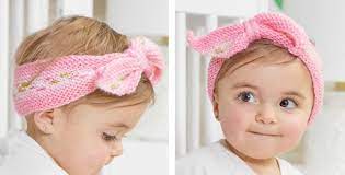 That's why we've been so obsessed with knitting ourselves and our loved ones wool headbands and ear warmers, keeping our eyes peeled for lots of different patterns to try. Hugs Knitted Baby Headband Free Knitting Pattern