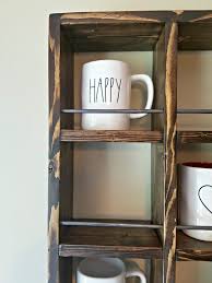 Coffee mug holders can be found in almost all the selling platforms such as alibaba, amazon let's now consider 20 coffee mug holder ideas that you may consider while choosing the best option that. How To Build A Diy Rae Dunn Coffee Mug Holder Our Home Made Easy