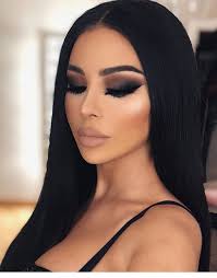 While the blonde hair is quite adorable, the black hair is also stunning and dears, my today's weekly pics are dedicated to makeup. Deep Dark Brown Smokey Eye Look Makeuplooks Smokeyeye Black Smokey Eye Makeup Dark Makeup Face Makeup