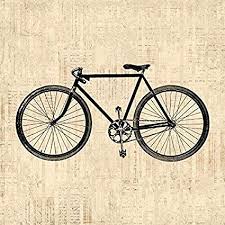 This travel decor is sure to inspire wanderlust in any here are 11 minimalist travel decor approaches i take in our own home. Vintage Bicycle Wall Art Print For Cycling Themed Home Decoration Illustrated Antique Bike Print Or Poster With A Bike Print Bicycle Wall Art Antiqued Wall Art