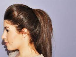 Volumised Ponytail Hair Tutorial Hair Puff Hair Styles Hair Tutorial
