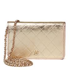Gold wallet here , come and get some have fun and enjoy it. Chanel Wallet On Chain 2017 Hb1421 Second Hand Handbags Xupes