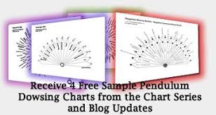Free Pendulum Dowsing Manuals Chart Witchcraft